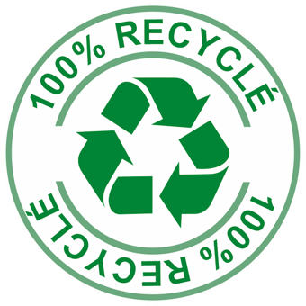 100% recyclable